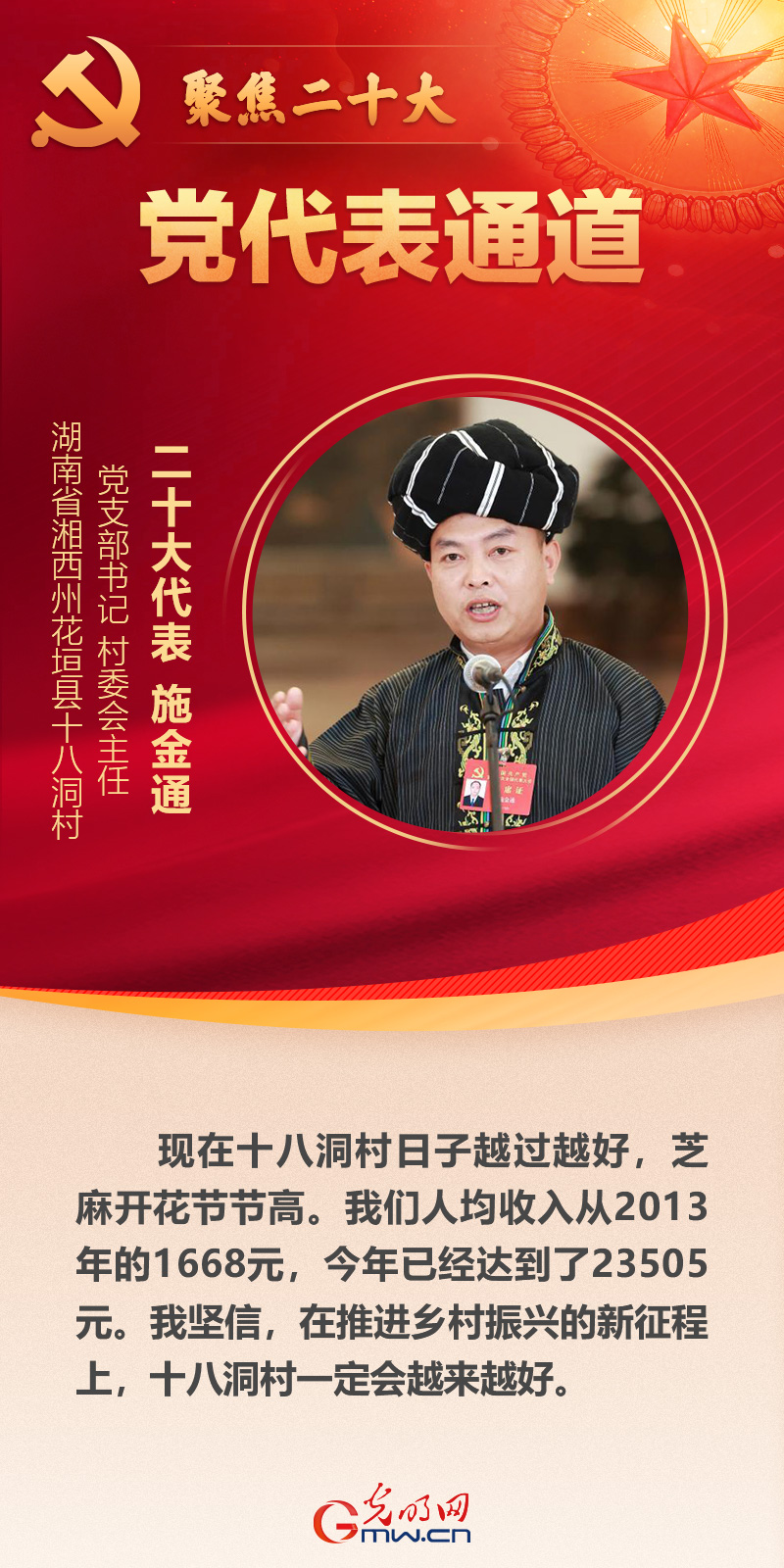 海報丨第二場“黨代表通道”開啟:凝心聚力邁向新征程