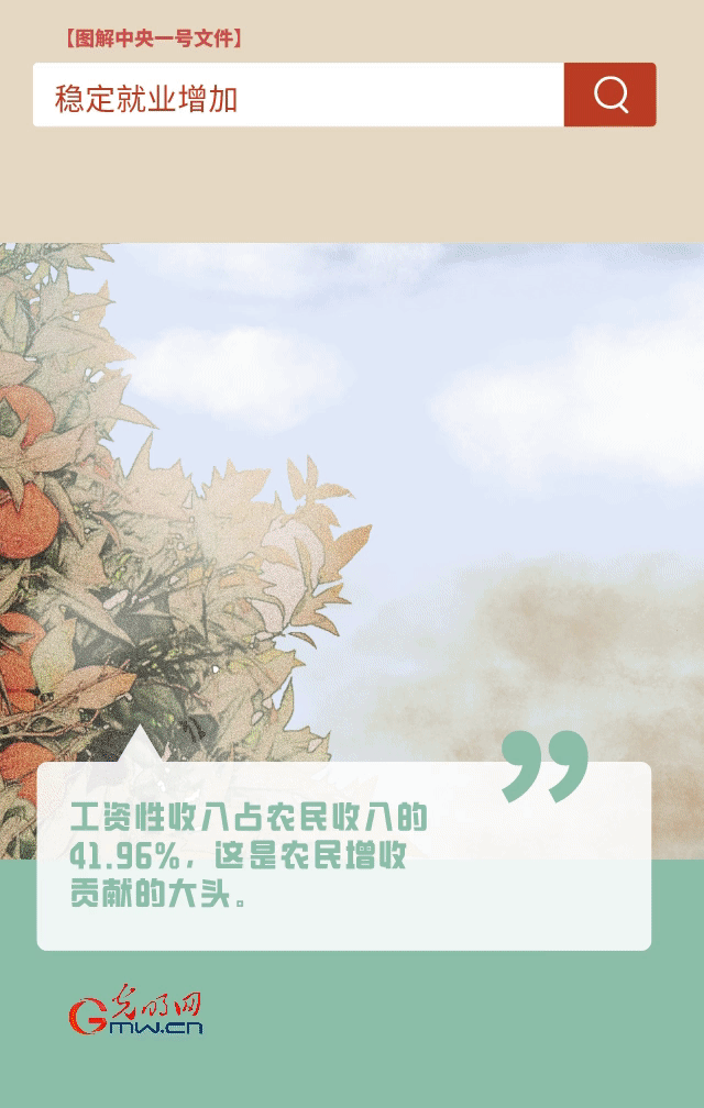 【圖解中央一號(hào)文件】“動(dòng)”漫海報(bào)丨今年如何讓農(nóng)民的“錢袋子”鼓起來(lái)？