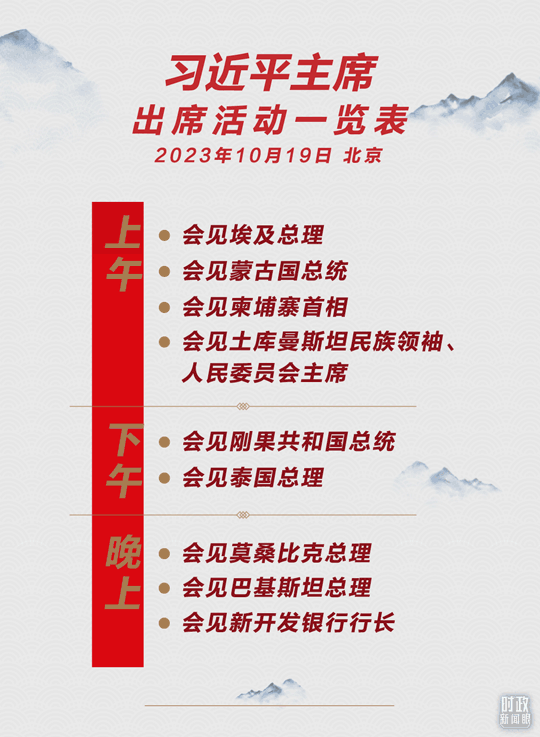 時(shí)政新聞眼丨高峰論壇圓滿成功，習(xí)近平密集會見傳遞清晰信號