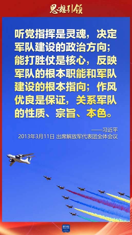 思想引領(lǐng)｜兩會上，習(xí)主席這樣談強軍之路