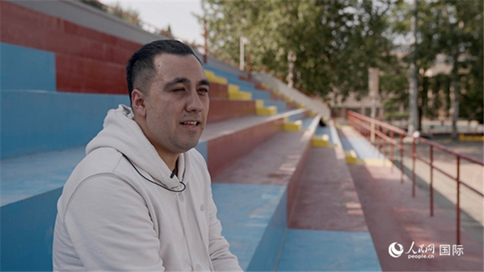 土庫曼斯坦留學(xué)生若賀曼。人民網(wǎng) 張文捷攝