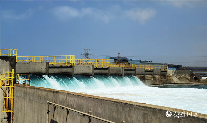 圖為取排水工程項(xiàng)目一景。人民網(wǎng)記者管克江攝