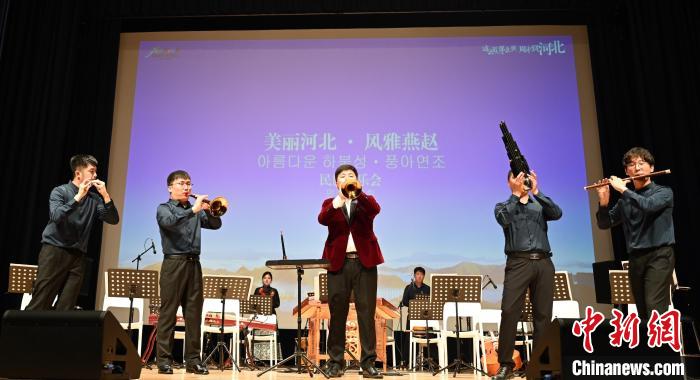 圖為音樂會(huì)現(xiàn)場?！∈谞栔袊幕行墓﹫D