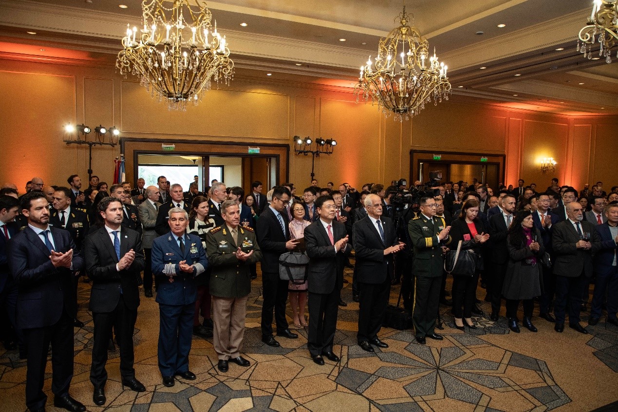 招待會(huì)現(xiàn)場(chǎng)氣氛熱烈友好。中國(guó)駐阿根廷大使館供圖