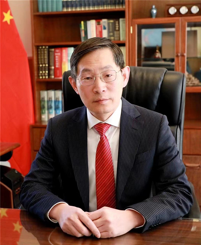 中國(guó)駐烏拉圭大使黃亞中。 中國(guó)駐烏拉圭大使館供圖