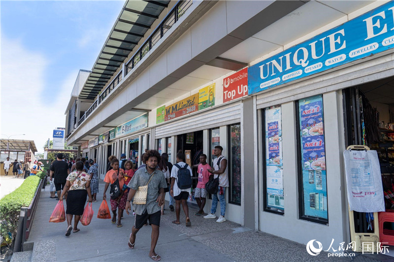 2023年9月12日，所羅門群島首都霍尼亞拉街景。人民網(wǎng) 賀吉攝