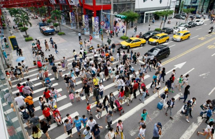 圖為信義商圈。圖片來源：臺灣“中時新聞網”。