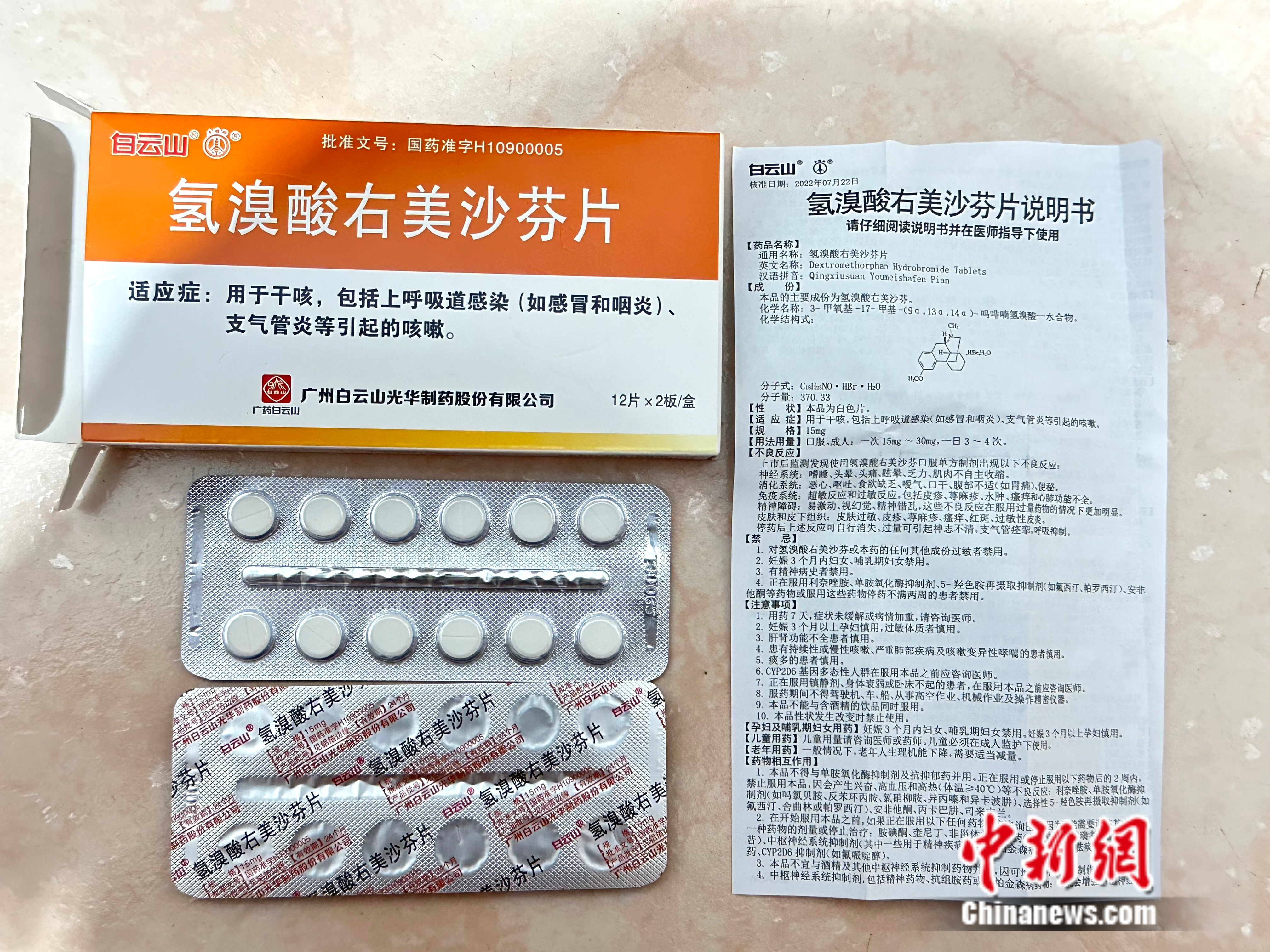 右美沙芬。受訪者供圖