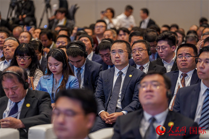 2023中國(guó)(浙江)—泰國(guó)合作交流會(huì)現(xiàn)場(chǎng)。普拉維攝