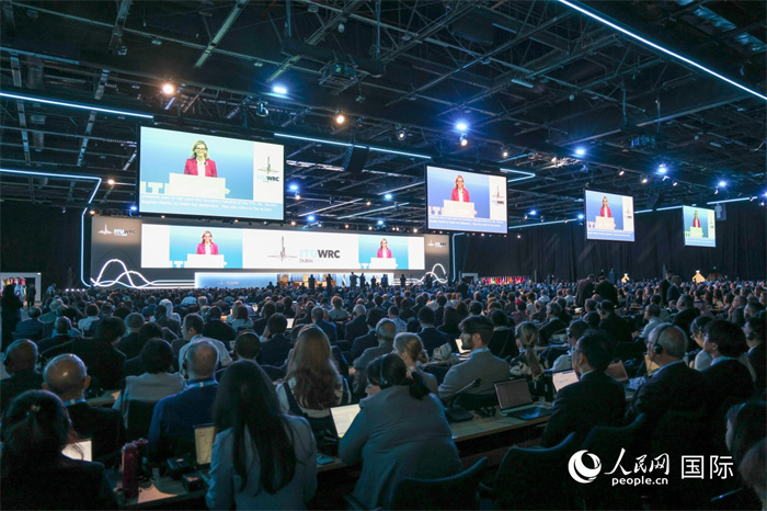 2023年世界無線電通信大會開幕式現(xiàn)場。人民網(wǎng)記者 任皓宇攝