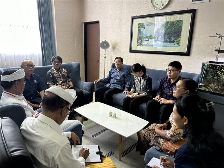 會(huì)談現(xiàn)場(chǎng)。巴陵康孔子學(xué)院供圖