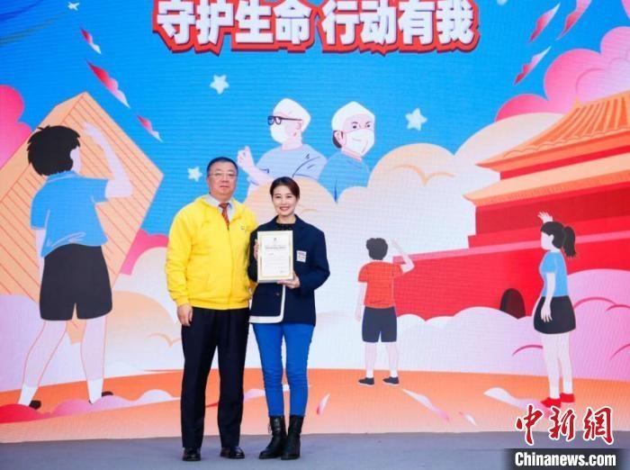 演員周海媚受邀參與公益活動?！」鶆P敏 攝