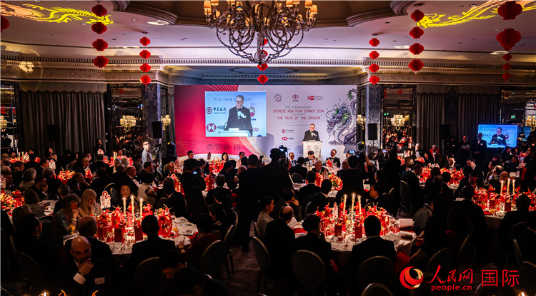 “共慶中國年 共享新機遇”破冰者新春晚宴現場盛況。人民網 郭錦標攝