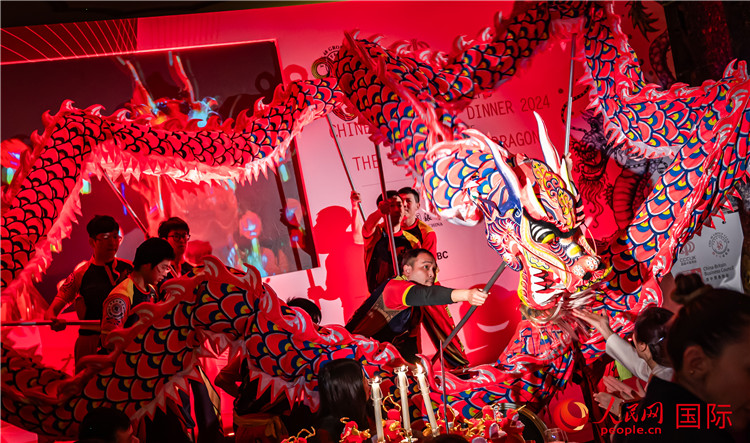 “共慶中國年 共享新機遇”破冰者新春晚宴現場盛況。人民網 郭錦標攝