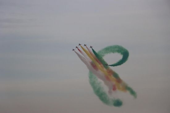 飛行表演現(xiàn)場。高思峰 攝