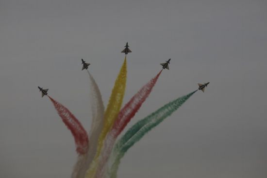 飛行表演現(xiàn)場。王曉東 攝