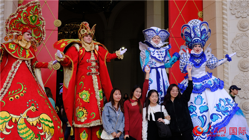 北京展覽館舉辦首屆俄羅斯“謝肉節(jié)”慶?；顒?dòng)。人民網(wǎng) 褚夢(mèng)琦攝