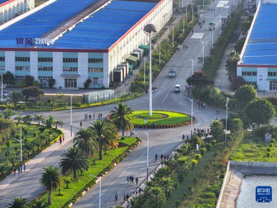 這是2023年10月31日在埃塞俄比亞杜凱姆市拍攝的東方工業(yè)園。 新華社發(fā)（東方工業(yè)園供圖）