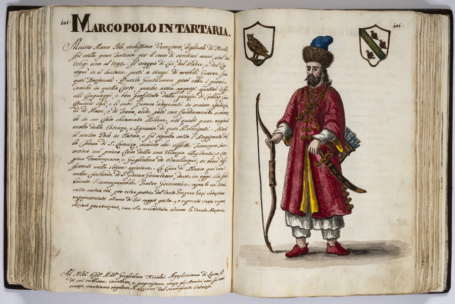 “馬可·波羅的世界”展覽的部分展品。威尼斯市立博物館基金會供圖