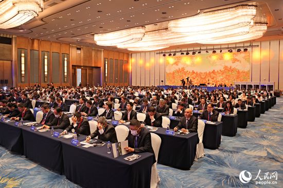 與會嘉賓濟(jì)濟(jì)一堂。人民網(wǎng)記者 陳博攝