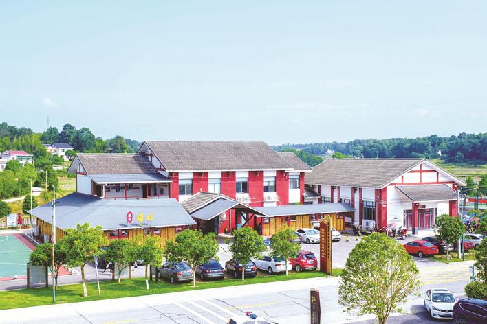 由文化站升級改造而成的“福臨驛站”，可提供度假、研學(xué)、會議、拓展、愛國主義教育等各類旅游線路，供游客自主選擇。 長沙縣供圖