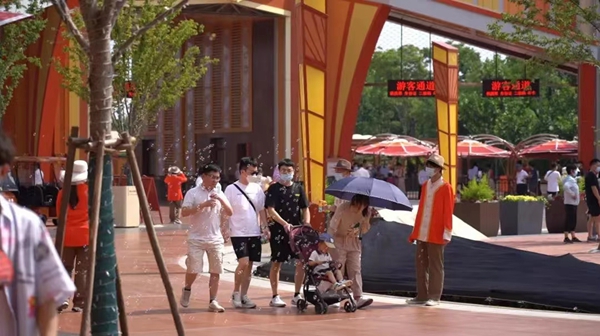 試運(yùn)行中的淮安方特。受訪方供圖