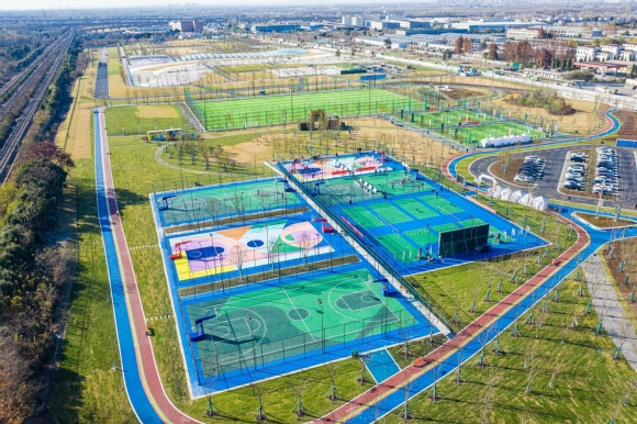 南京北站樞紐經(jīng)濟(jì)區(qū)環(huán)境整治項(xiàng)目一期。江北新區(qū)樞紐供圖