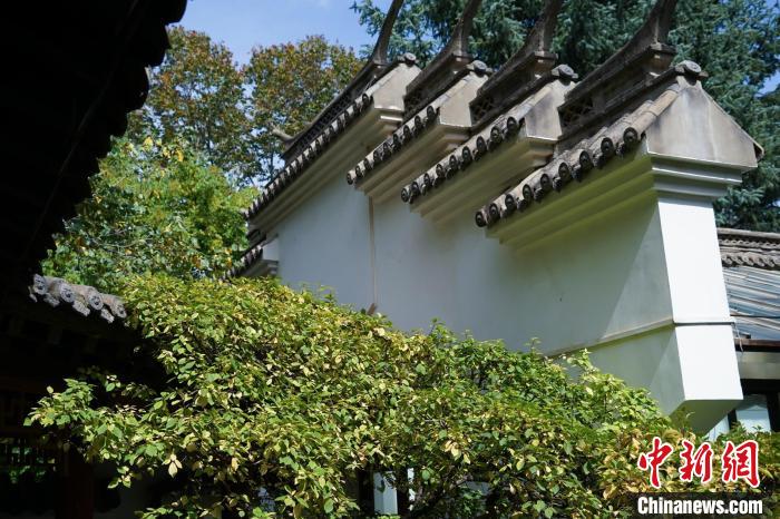 圖為西寧園林植物園內(nèi)的蘇式風(fēng)格建筑。　馬銘言 攝