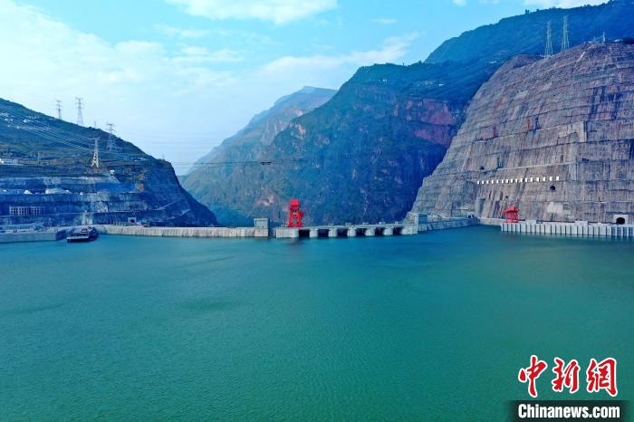 圖為白鶴灘水電站。　水電四局供圖