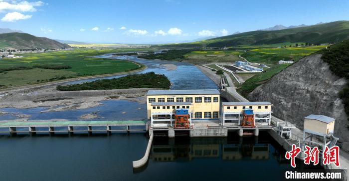 圖為引大濟(jì)湟調(diào)水總干渠的樞紐。(資料圖) 青海省水利廳 供圖