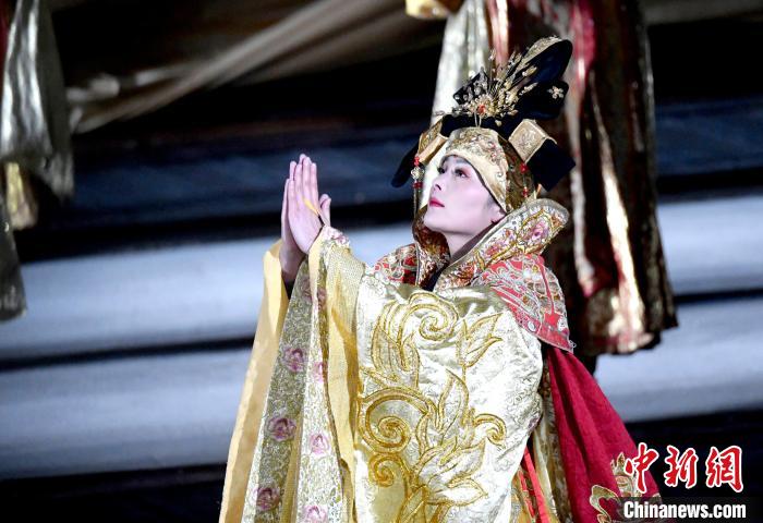 3月17日，西藏拉薩，《文成公主》大型史詩劇演出現(xiàn)場(chǎng)?！±盍?攝