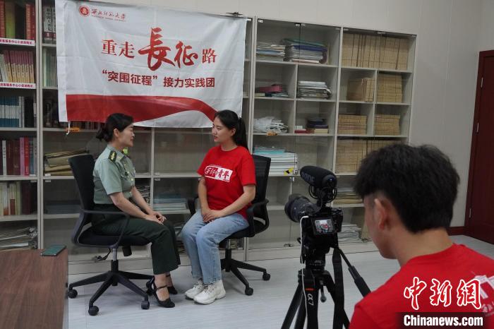 甘肅學子“重走長征路”:紅色文化不只是老輩“專屬”