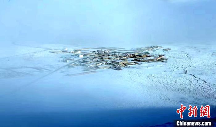 圖為普瑪江塘鄉(xiāng)冬季村景。　浪卡子縣網信辦供圖