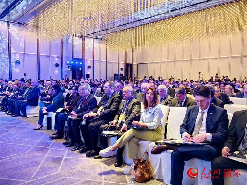 中國(guó)—巴西商業(yè)研討會(huì)現(xiàn)場(chǎng)。人民網(wǎng)記者 符園園攝