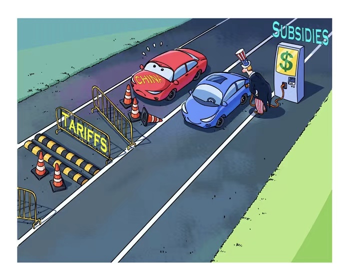 漫畫作者：馬宏亮（人民網(wǎng)版權(quán)圖片，未經(jīng)授權(quán)請勿轉(zhuǎn)載。）