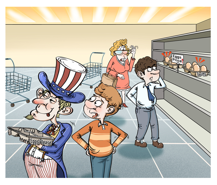 漫畫作者：譚希光（人民網(wǎng)版權(quán)圖片，未經(jīng)授權(quán)請勿轉(zhuǎn)載。）