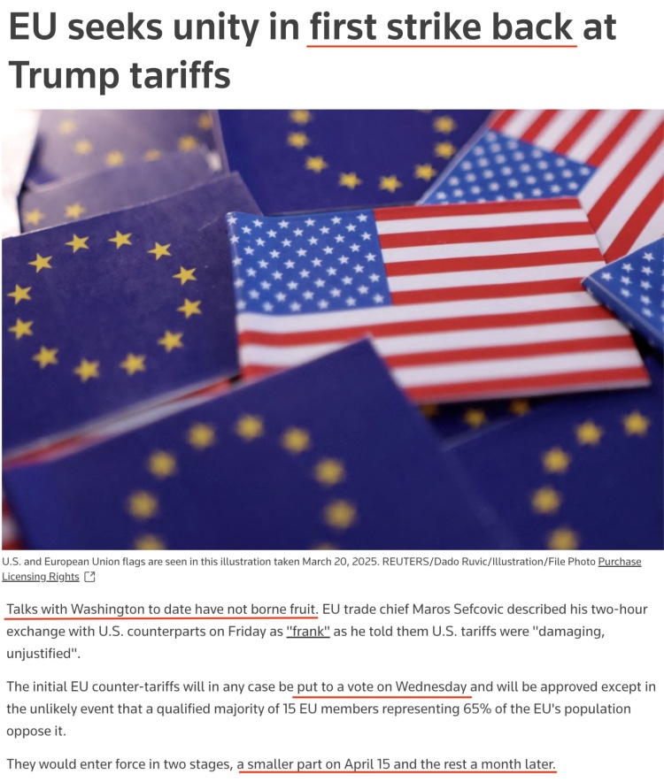 深觀察丨“只要團(tuán)結(jié)，歐盟反制美國的王牌很多”