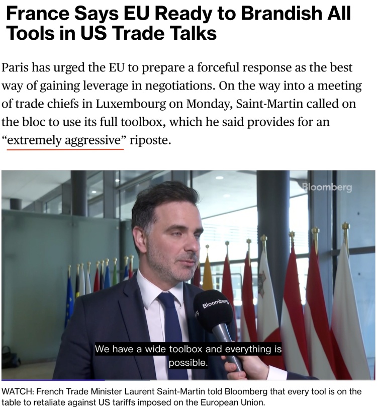 深觀察丨“只要團(tuán)結(jié)，歐盟反制美國的王牌很多”