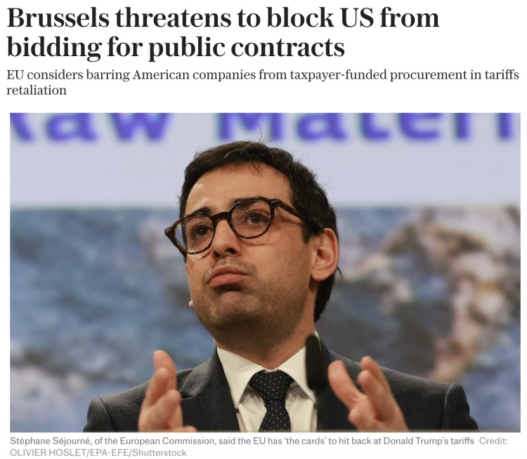 深觀察丨“只要團(tuán)結(jié)，歐盟反制美國的王牌很多”