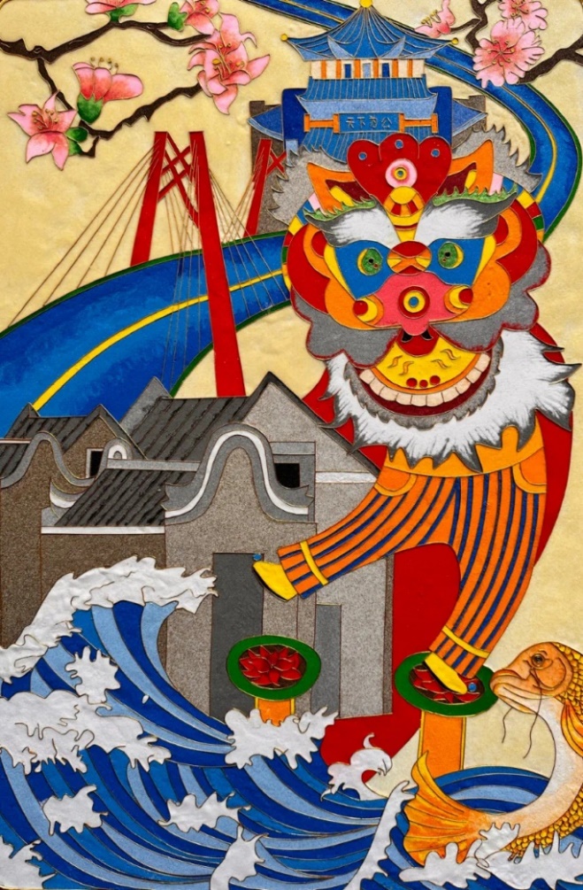 中小學(xué)生創(chuàng)新創(chuàng)意設(shè)計(jì)成果首次登上文博會(huì)。參展觀眾供圖