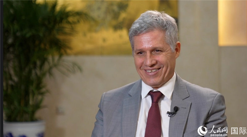 巴西農(nóng)村發(fā)展部部長(zhǎng)特謝拉。 人民網(wǎng)記者 張榮攝