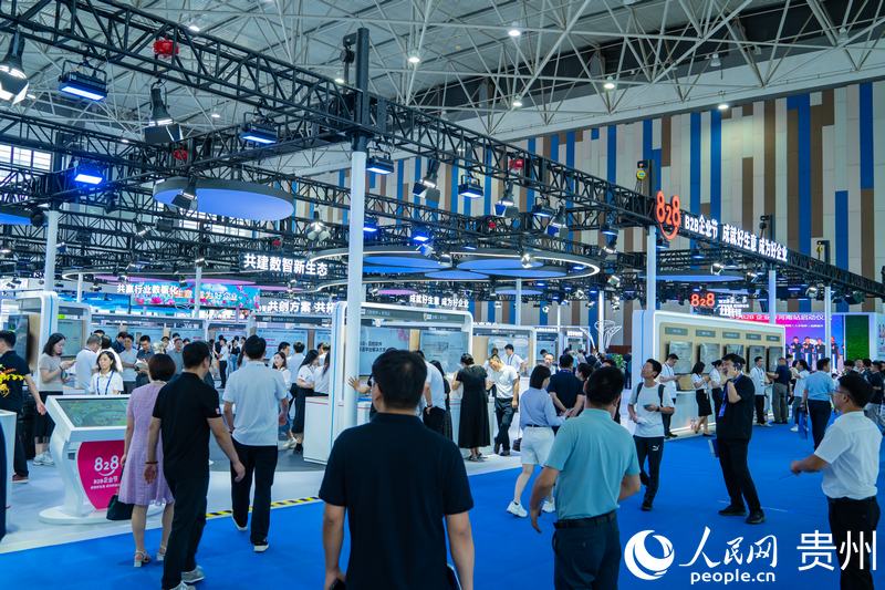 2、2024數(shù)博會(huì)共吸引400余家展商參展。人民網(wǎng) 陽茜攝.jpg