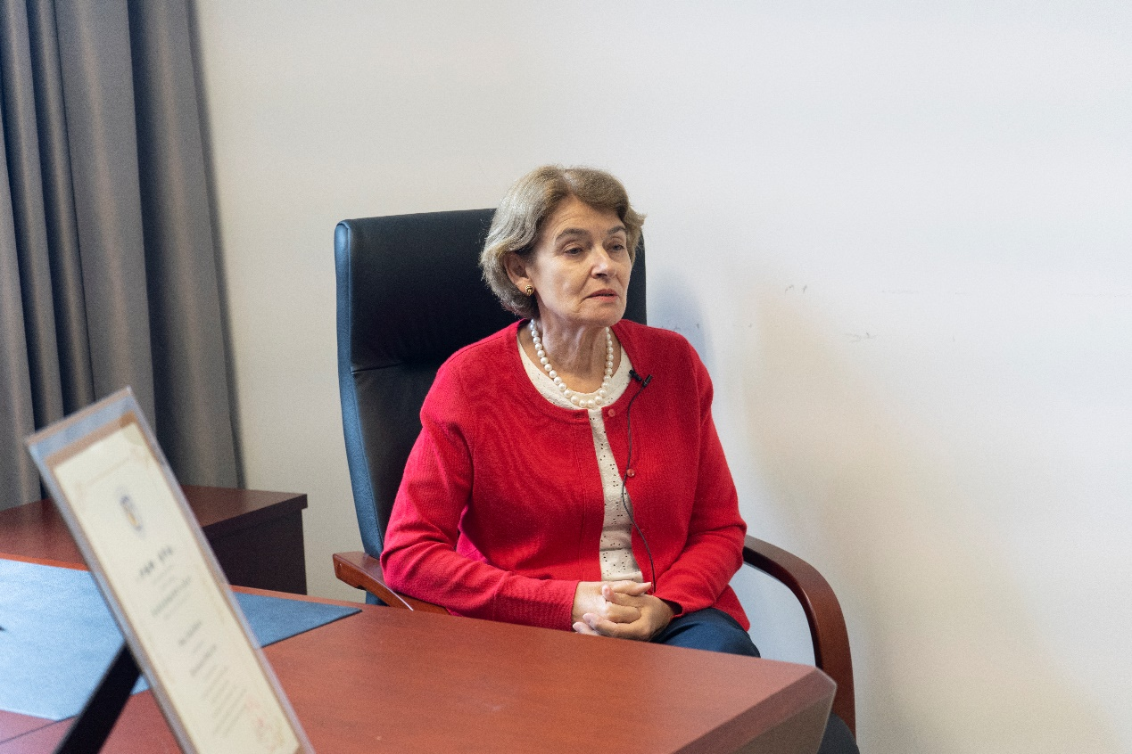 聯(lián)合國(guó)教科文組織前總干事伊琳娜·博科娃接受人民網(wǎng)采訪(fǎng)。人民網(wǎng) 常沙攝