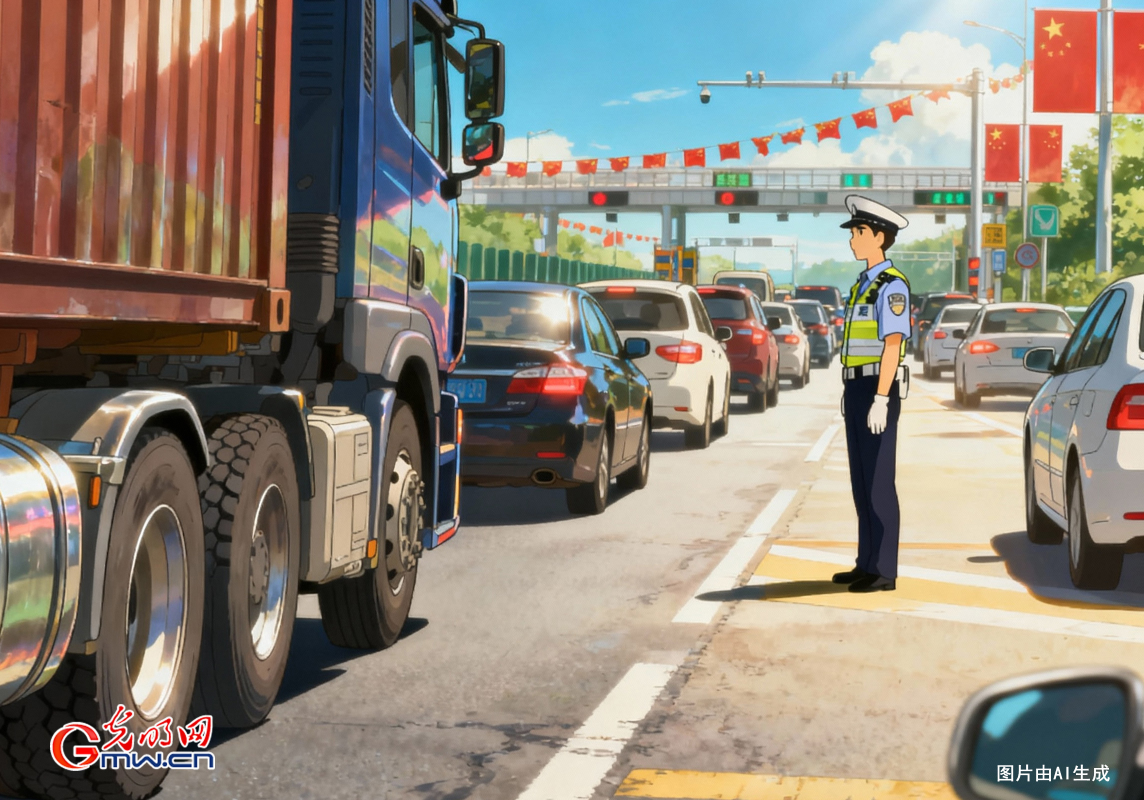 【光明漫評】國慶煙火氣，離不開勞動者的守護