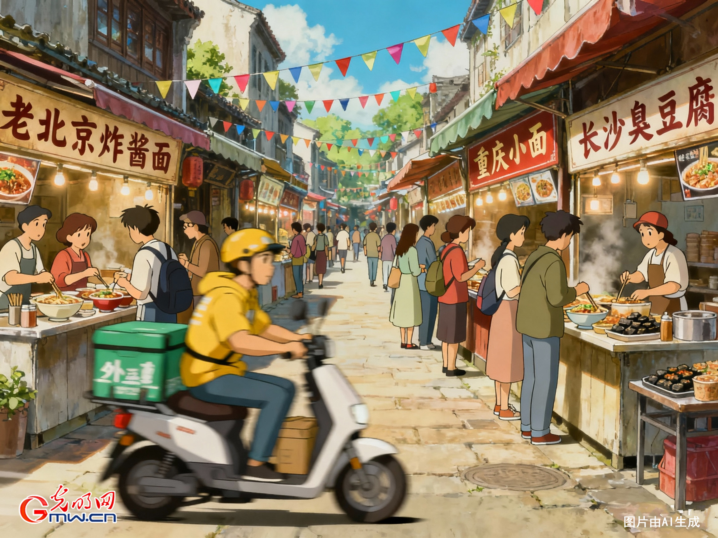 【光明漫評】國慶煙火氣，離不開勞動者的守護