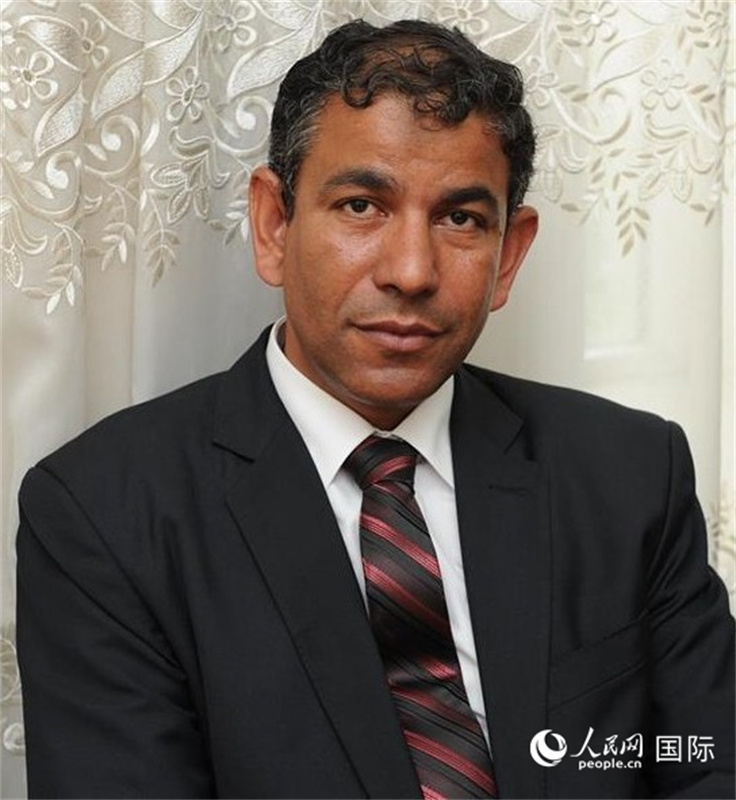 埃及著名中國和亞洲問題專家德拉比克。人民網(wǎng)記者 黃培昭攝