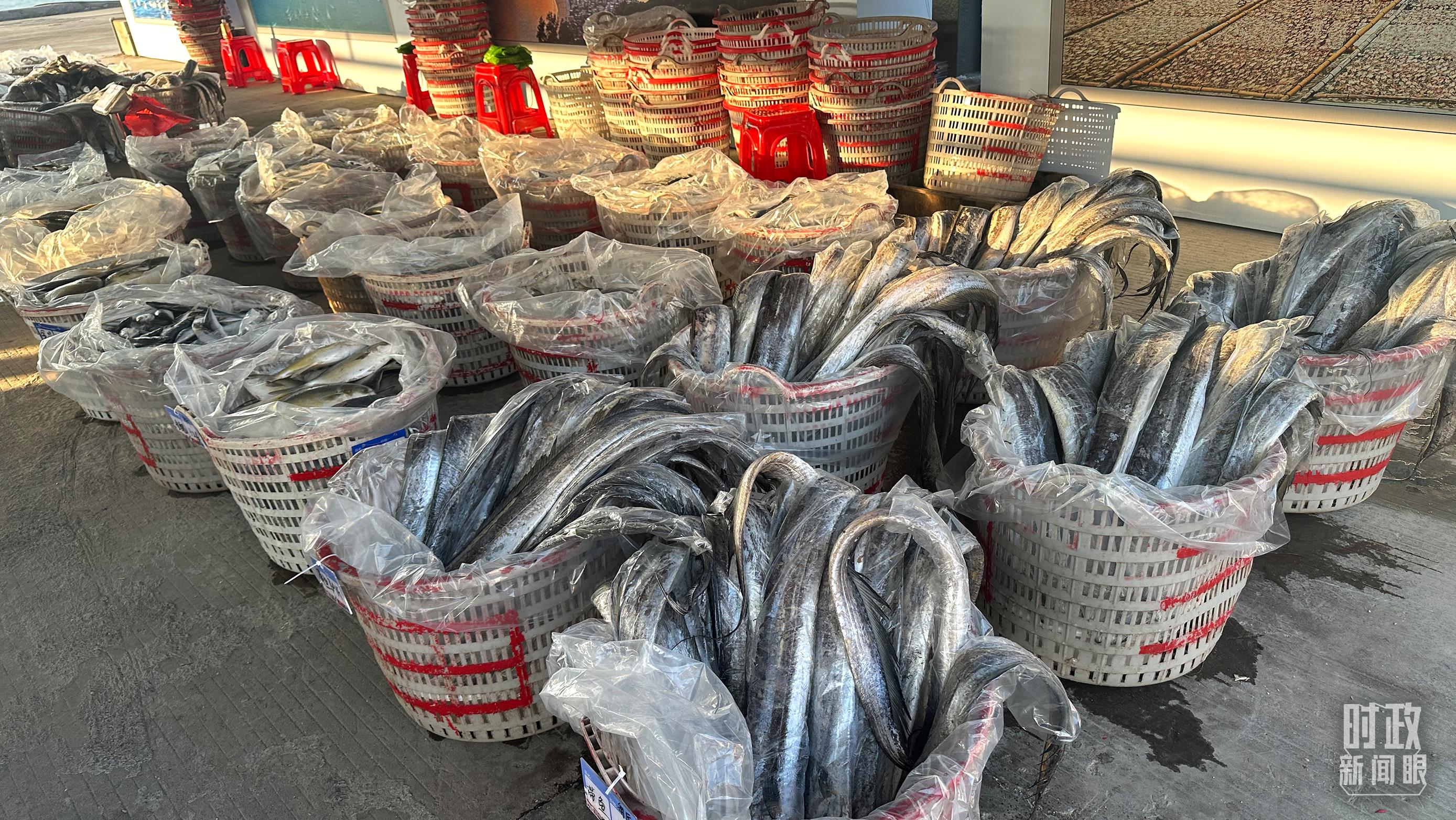 △澳角村的海產(chǎn)品。（總臺央視記者覃思拍攝）