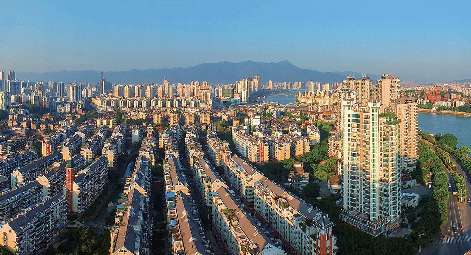 2018年，福州市臺江區(qū)蒼霞新城，高樓拔地而起，舊貌換新顏。