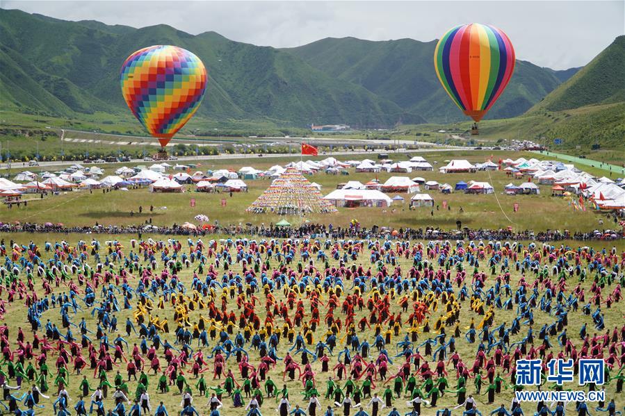 (文化)(3)甘肅碌曲:草原鍋莊歡樂起舞