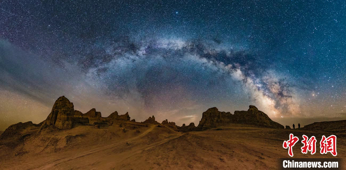 資料圖為青海省海西州冷湖俄博梁星空。 <a target='_blank' href='/'><p  align=